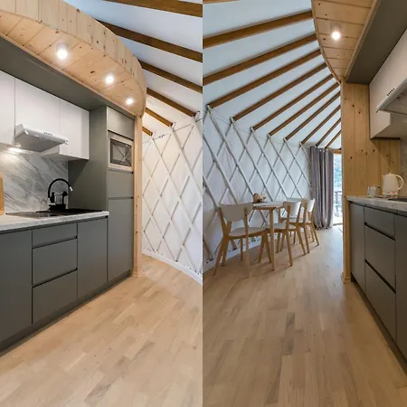 Gorski Glamping - Caloroczne Jurty Z Widokiem ラグジュアリーテント *